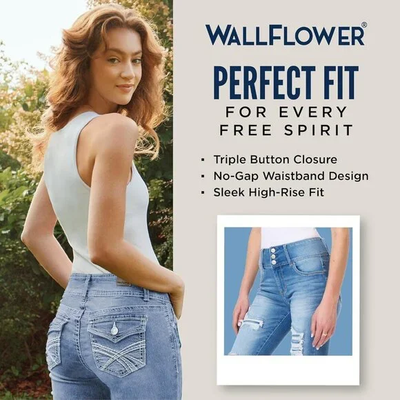 Womens Skinny Ankle Jeans High-Rise Insta Soft Juniors Stretch Denim